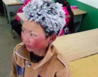 Китайский «мальчик-снежинка» покорил Сеть своей прической