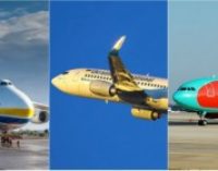 5 авиакомпаний контролируют 93% рынка авиаперевозок Украины